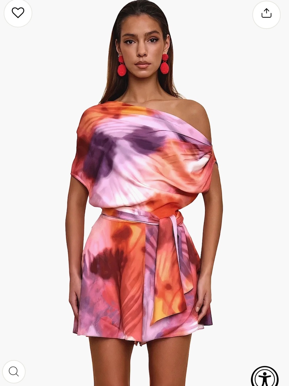 Andrea Iyamah Edah Romper - Dandi Print